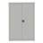 Flügeltürenschrank mit 4 Fachböden, HxBxT: 1800x1200x400 mm, Lichtgrau RAL7035 - Kovona Lysa nad Labem
