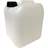 Bidon tip canistră din polietilenă, capacitate 15 l, alb