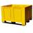 BigBox 1200 x 1000 x 790 mm, container lada mare din polietilenă cu tălpi, culoare galben - imagine4