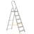 Alu-Stehleiter EUROSTYL, einseitig, Standardasuführung, 6 Stufen - Alve