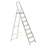 Alu-Stehleiter EUROSTYL, einseitig, Standardausführung, 8 Stufen - Alve