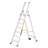Alu-Stehleiter FORTE, einseitig, Profi-Ausführung, 7 Stufen - Alve