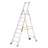 Alu-Stehleiter FORTE, einseitig, Profi-Ausführung, 8 Stufen - Alve