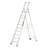 Alu-Stehleiter FORTE, einseitig, Profi-Ausführung, 10 Stufen - Alve