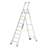 Alu-Stehleiter FORTE, einseitig, Profi-Ausführung, 9 Stufen - Alve