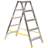 Alu-Stehleiter EUROSTYL, beidseitig, Standardausführung, 2 x 5 Stufen - Alve