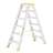 Alu-Stehleiter FORTE, beidseitig, Profi-Ausführung, 2 x 6 Stufen - Alve
