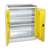 Chemikalienschrank, H x B x T: 1150 x 950 x 500 mm, 2 Wannen-Fachböden, Farbe: Gehäuse Lichtgrau RAL7035/ Türen Gelb RAL1023 - Kovos Verneřice - Bild2