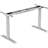 Bürotisch 1400x800 mm, elektrisch höhenverstellbar 580-1230 mm, Tischdesk grau / Gestell grau - Bild4
