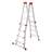 Alu-Teleskop-Multifunktionsleiter, Länge max. 3,6 m, 4x4 Stufen