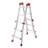 Alu-Teleskop-Multifunktionsleiter, Länge max. 2,7 m, 4x3 Stufen