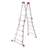 Alu-Teleskop-Multifunktionsleiter, Länge max. 4,6 m, 4x5 Stufen