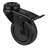 Přístrojové kolečko, otočné s brzdou, běhoun černý, vidlice černá, pr. 75 mm, s hřbetním otvorem, nosnost 60 kg