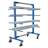 Tragarmregalwagen VARIOfit, zweiseitig, 16 Tragarme, Breite 540-1400 mm - Cordes