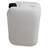 Bidon tip canistră din polietilenă, capacitate 20 l, alb
