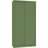 Dulap metalic cu polițe și uși glisante - department steel furniture, HxLxl: 1990x1000x435 mm, culoare verde RAL 6011 - Malow - imagine5
