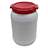 Weithalsfass mit schraubarem Deckel, Inhalt 20 l, Material HDPE