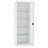 Apothekerschrank aus Stahl mit verglasten einflügeligen Türen, Glasböden, BxHxT: 600x1800x435 mm, Farbe Weiß RAL9010 - Malow