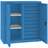 Dílenská skříň s vertikální dělící stěnou, 2 police, 10 zásuvek, v x š x h: 1040x1000x500 mm, barva modrá RAL5012 - Malow