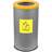 Wertstoffsammler EKO, Volumen 75 l, Stahlbehälter lackiert, farbe Gelb - Alda S.A.