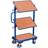 Beistell- und Kommissionierwagen VARIOfit, neigbare Etagen mit Holzwerkstoffplatte - Cordes