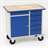 Cărucior de atelier 1077x591x920 mm, capacitate portantă 500 kg, 6 sertare, 1 dulap cu poliță