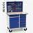 Cărucior de atelier cu panou perforat extensibil, 1077x665x920 mm, capacitate portantă 500 kg, 6 sertare, 1 dulap cu poliță