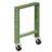 Werkbankfuß mit 2 Lenkräder 125 mm mit Feststeller, Höhe verstalbar 660-1025 mm, grün RAL6011 - Polak CZ, s.r.o.