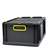 Eurobox CYCLE mit Auflagedeckel, 600x400x220 mm,  Farbe anthrazit-gelb