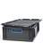 Euro přepravka CYCLE s nasazovacím víkem, 600x400x170 mm, barva antracit-modrá - obrázek6