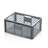 Eurobehälter durchbrochen, grau, 600 x 400 x 270 mm