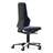 Antistatischer Arbeitsstuhl ESD NEON, Skintec-Bezug, schwarz/blau - BIMOS - Bild2