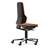 Antistatischer Arbeitsstuhl ESD NEON, Skintec-Bezug, schwarz/orange - BIMOS - Bild2