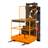 Cușcă de siguranță stivuitor 800 x1200 mm, capacitatea de încărcare 300 kg, portocalie RAL2000 - Bauer GmbH - imagine5
