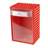 Klappkasten Swingbox, 100 x 150 x 94 mm, herauskippbar, 1 Kasten, Farbe Rot