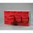 Kunststoff-Magazin VariBox, 1000 x 533 x 355 mm, 12 Schubladen in roter Farbe - Bild6