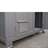 Lagercontainer mit Auffangwanne, LxBxH: 1650x2440x2420 mm, Gitterrostboden, Grau RAL9007 - Bild5