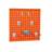 Perforierter Werkzeugpanel TECHNO Light, 532x532 mm, Farbe orange RAL2004. - Malow