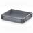 Eurobehälter geschlossen, grau, 400 x 300 x 75 mm