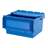 Mehrwegbehälter, mit Deckel, 800 x 600 x 440 mm