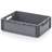 Eurobehälter geschlossen, grau, 600 x 400 x 170 mm