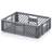 Eurobehälter durchbrochen, grau, 600 x 400 x 170 mm