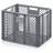 Eurobehälter durchbrochen, grau, 600 x 400 x 420 mm
