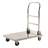 Edelstahl Plattformwagen, klappbarer Handgriff, Ladefläche LxB: 825 x 520 mm - Konga Mekaniska Verkstad AB