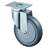 Apparate-Lenkrolle, Durchm. 125 mm, mit Platte, Traglast 100 kg