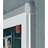 Präsentationstafel, beidseitig - magnetische weiße Oberfläche, H x B 300 x 1200, incl. Halterung