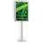 Infoständer mit einseitigem Klapprahmen, DIN A2, vertikal