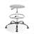 Labor-Arbeitshocker GOLIAT, hoch, mit Fußring, Stoffbezug hellgrau. - Nowy Styl Group