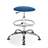 Labor-Arbeitshocker GOLIAT, hoch, mit Fußring, Stoffbezug blau - Nowy Styl Group