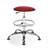 Taburet de lucru atelier ergonomic rotativ tip taburet laborator GOLIAT, înalt, cu suport picioare, material textil roșu - Nowy Styl Group